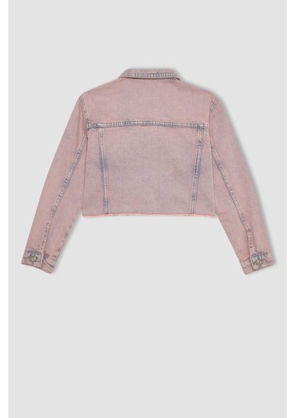Kız Çocuk Crop Jean Ceket C0441A824SP