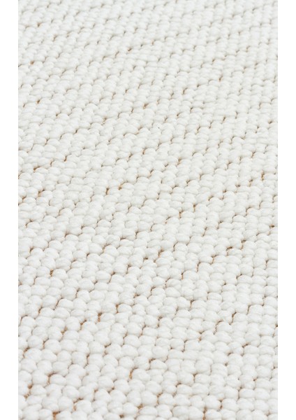 Motto Mot Plain Beyaz - Yumuşak Dokulu Modern Halı modelleri