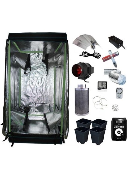 600W Hıd 120X120X200 cm Kabin Seti