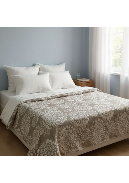 Lüks Pamuklu Battal Boy Yatak Örtüsü 250*260