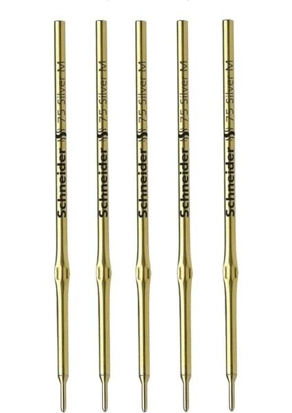 Schneider 5 Adet Gümüş Renk Deri Çizim Kalemi