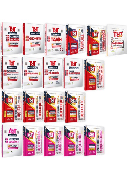 YKS-TYT-AYT'nin Kara Kutusu Eşit Ağırlık Altın Paket Set Konu Ö. Dijital Çözümlü Soru Bankası