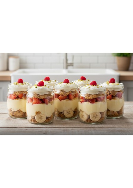 425 cc Cam Kavanoz 6'lı – Magnolia,tatlı, Reçel, Bal ve Sunum Kavanozu