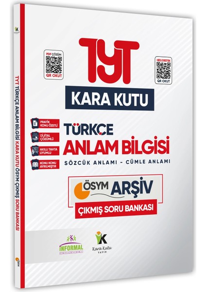 TYT ' nin Kara Kutusu Sözel Ekonomik Paket Set Konu Özetli Dijital Çözümlü Çıkmış Sor Bankası fiyatları