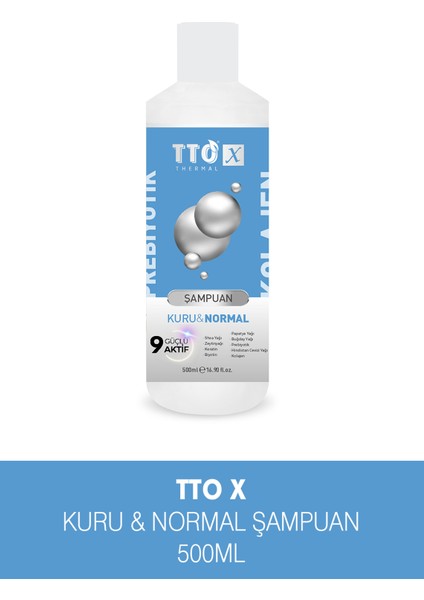 Asfstore Tto x Kuru ve Normal Saçlar Için Şampuan 500 ml