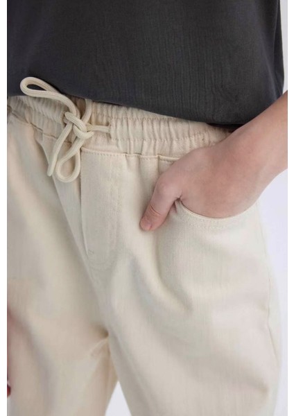 Erkek Çocuk Jogger Pantolon Standart Paça Gabardin