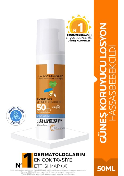 La Roche Posay Anthelios Xl Dermo-Pediatrics Bebe Lotion SPF50+ 50 ml