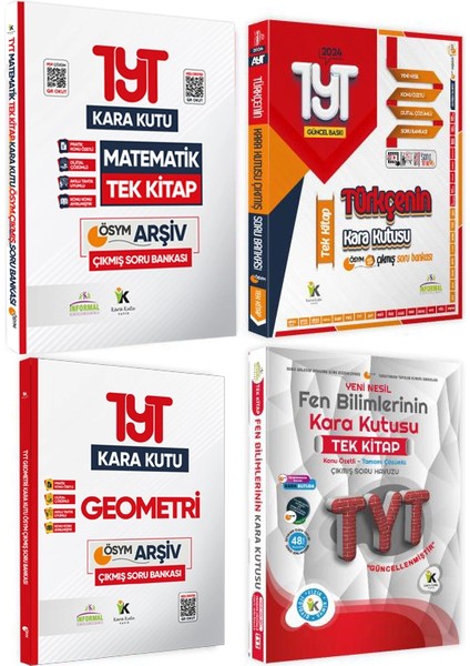 YKS-TYT nin Kara Kutusu Sayısal Süper Ekonomik Set Paket Konu Ö. D. Çözümlü Çıkmış Soru Bankası