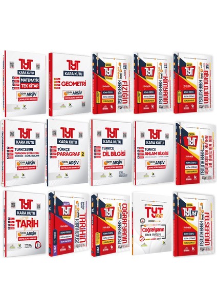 2024 YKS-TYT'nin Kara Kutusu Eşit Ağırlık Altın Paket Set Konu Ö.dijital Çözümlü Çıkmış Soru Bankası