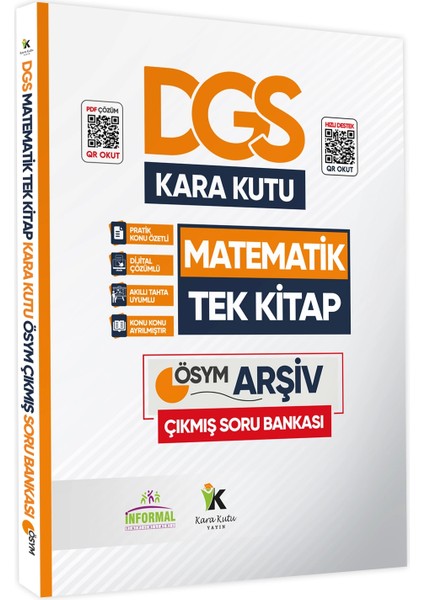 DGS Matematik Tek Kitap ve Geometrinin Kara Kutusu Konu Ö.d.çözümlü Çıkmış Soru Bankası Seti modelleri