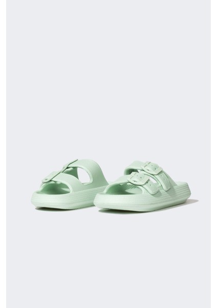 Kız Çocuk Yüksek Taban Çift Bantlı Eva Terlik B8475A824SM