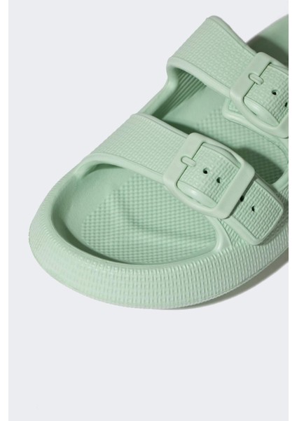 Kız Çocuk Yüksek Taban Çift Bantlı Eva Terlik B8475A824SM