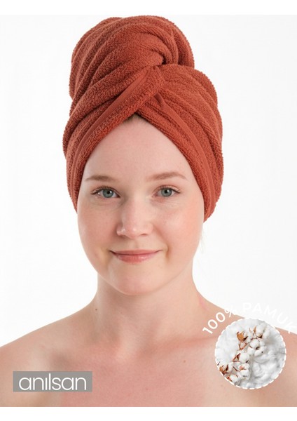 %100 Pamuk Hardal Havlu Bone Saç Kurutma Bonesi Kafa Havlusu Duş Banyo Bonesi Islak Saç Kurulama Bone fırsatları