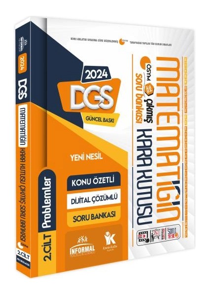 DGS Matematiğin Kara Kutusu 1.ve 2. Cilt Konu Özetli D.çözümlü ÖSYM Soru Bankası Set Paket fiyatları