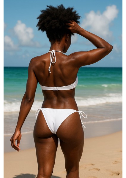 Straplez ipli bikini takım indirimleri