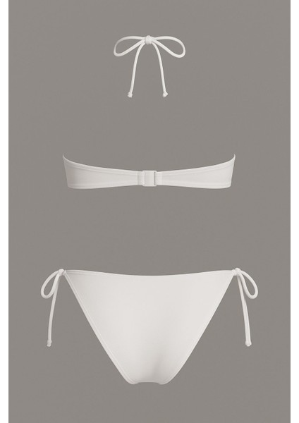Straplez ipli bikini takım