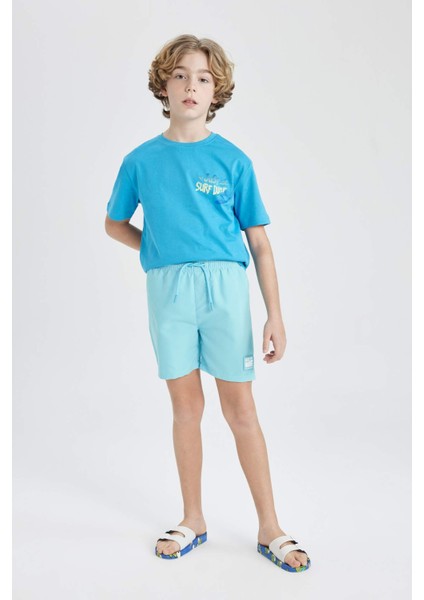 Erkek Çocuk Deniz Şortu B7494A824HS