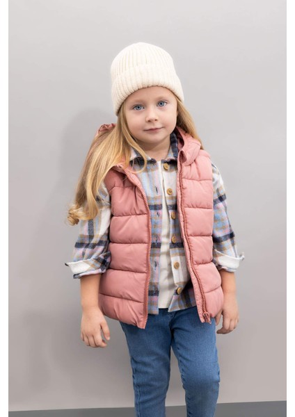 Kız Bebek Kapüşonlu Şişme Yelek A2475A524AU