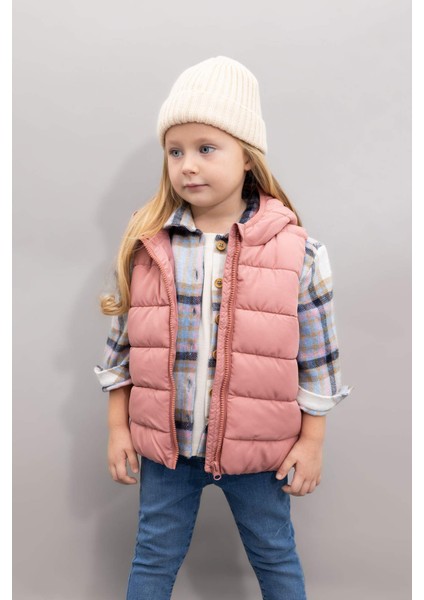 Kız Bebek Kapüşonlu Şişme Yelek A2475A524AU