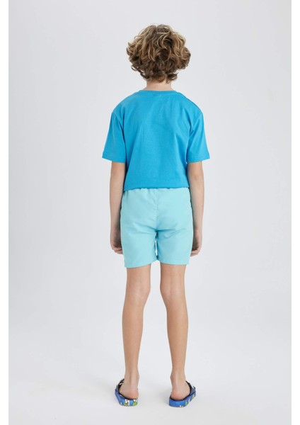 Erkek Çocuk Deniz Şortu B7494A824HS