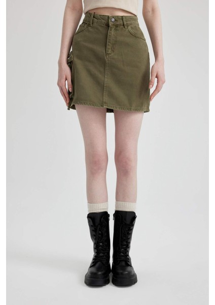 Coool Kargo Fit Gabardin Mini Etek C1890AX24SP