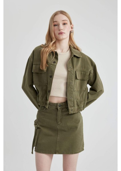 Coool Kargo Fit Gabardin Mini Etek C1890AX24SP