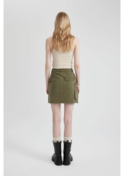 Coool Kargo Fit Gabardin Mini Etek C1890AX24SP