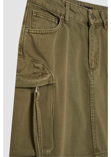 Coool Kargo Fit Gabardin Mini Etek C1890AX24SP