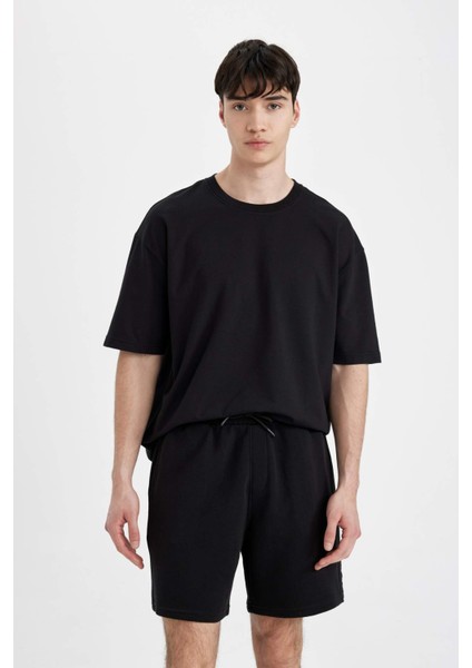 Regular Fit Düz Paça Basic Düz Şort B8672AX24SM