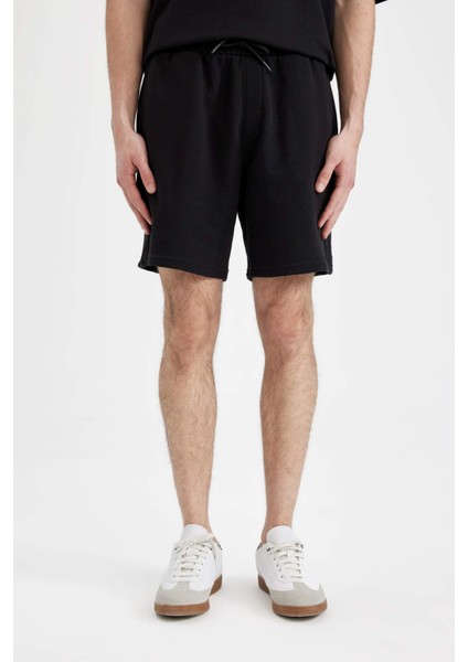 Regular Fit Düz Paça Basic Düz Şort B8672AX24SM