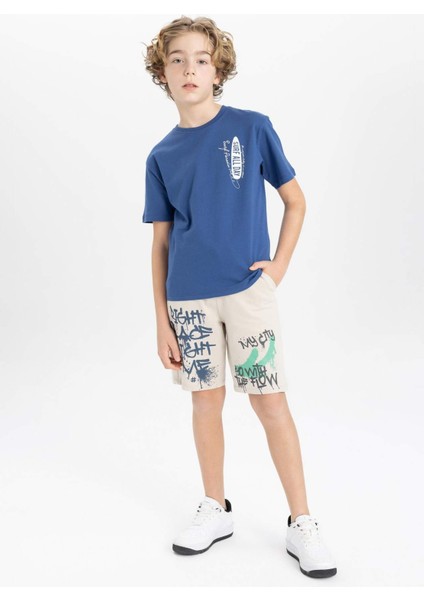 Erkek Çocuk Baskılı Şort