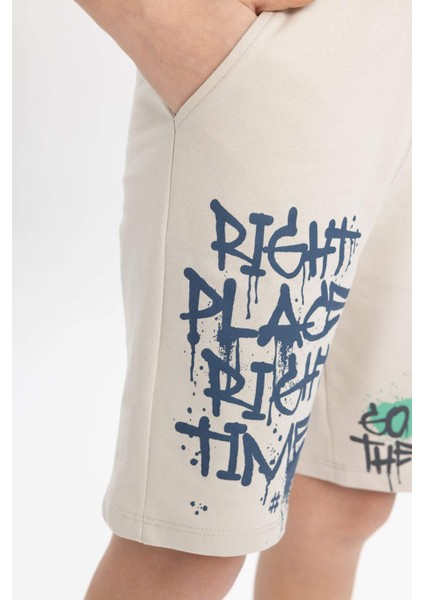 Erkek Çocuk Baskılı Şort