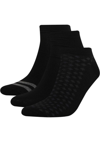 Erkek Dikişsiz 3'lü Bambu Patik Çorap C3449AXNS