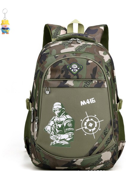 Erkek Ilkokul Öğrencileri Için Okul Çantaları, 1, 2, 3, 6, 4, 5, Kamuflaj Kirlere Dayanıklı Omurga Koruması, Büyük Kapasiteli Çocuk Sırt Çantası (Yurt Dışından)