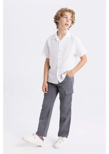 Erkek Çocuk Standart Paça Müslin Pantolon C2608A824SM