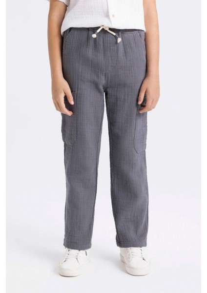 Erkek Çocuk Standart Paça Müslin Pantolon C2608A824SM