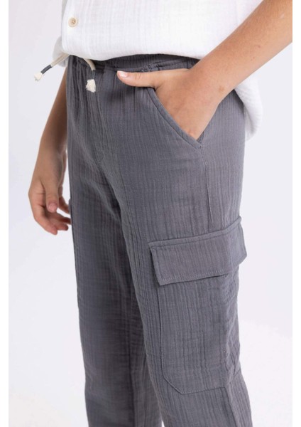 Erkek Çocuk Standart Paça Müslin Pantolon C2608A824SM