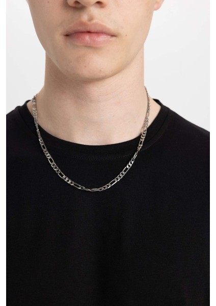 Long Muscle Fit Bisiklet Yaka Basic Düz Kısa Kollu Siyah Tişört N2104AZ24SP