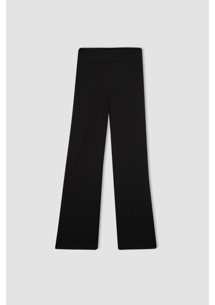 Sporcu Jogger Eşofman Altı Geniş Bol Paça Basic Düz Skuba Dalgıç Kumaş A0566AX24SP