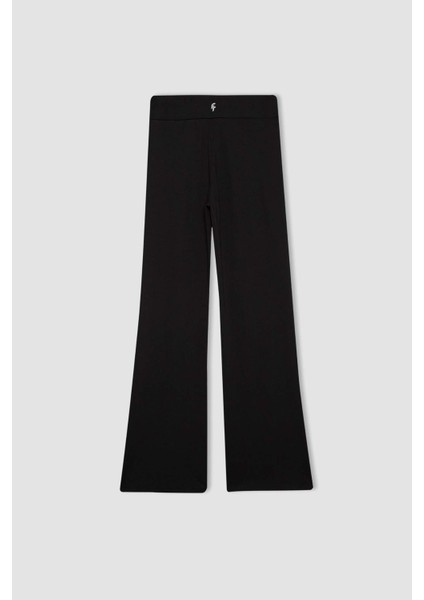 Sporcu Jogger Eşofman Altı Geniş Bol Paça Basic Düz Skuba Dalgıç Kumaş A0566AX24SP