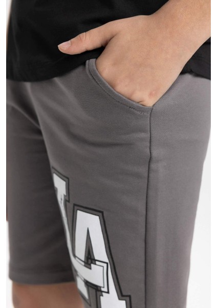 Erkek Çocuk Baskılı Şort C1853A824SM