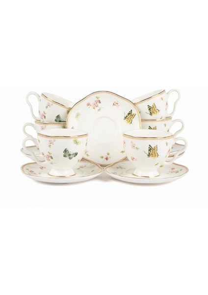 Wings Of Spring 6lı Kahve Fincanı 90CC Butik Porselen