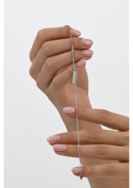 925 Ayar Gümüş Rodyumlu Zirkon Taşlı Inci Sıralı Gümüş Bileklik SGTL13066RODAJ fiyatları