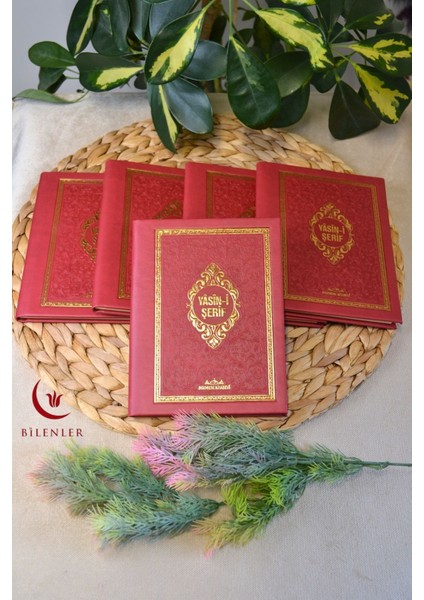 Yasin Kitabı Termoderi Kaplı-Arapça Türkçe Okunuşlu ve Mealli–mevlid ve Bebek Hediyeliğii (10 Adet)