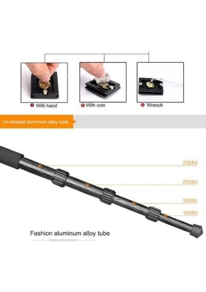 999H Alüminyum Horizantal Multi Fonksiyon Tripod-Monopod modelleri