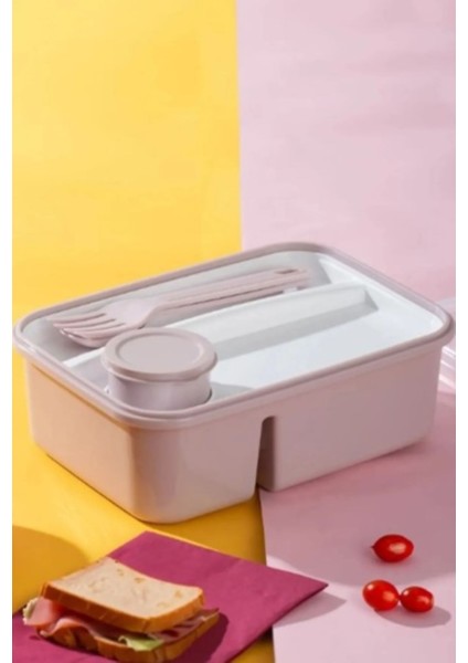 Lunch To Go Beslenme Kabı Bölmeli Sosluklu Beslenme Kabı 600 ml + 320 ml + 40 ml fiyatları