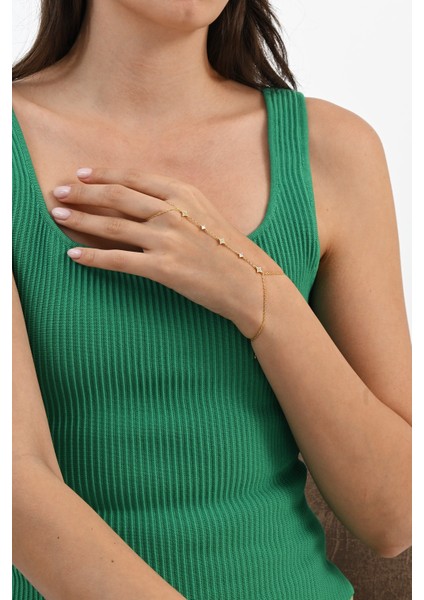 Gümüş Altın Yaldızlı Zirkon Taşlı Kuzey Yıldızı Şahmeran SGTL13037GOLD modelleri