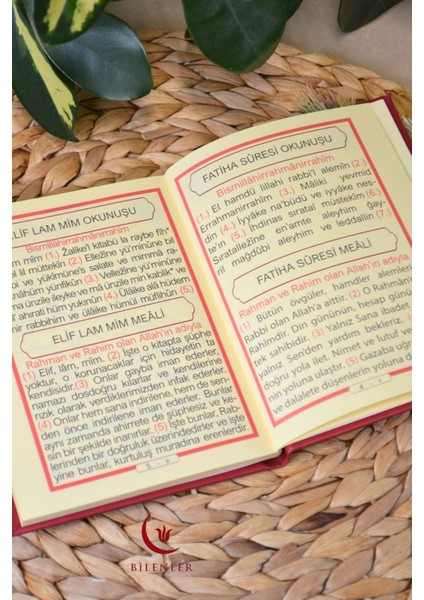 Yasin Kitabı Termoderi Kaplı-Arapça Türkçe Okunuşlu ve Mealli–mevlid ve Bebek Hediyeliğii (10 Adet)