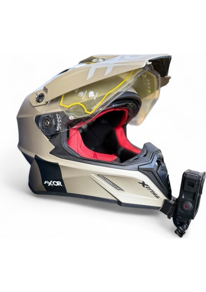 Axor x - Cross Kask İçin Aksiyon Kamerası Kask Çene Bağlantı Aparatı Chin Mount fırsatları
