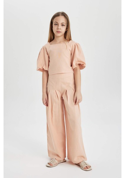 Kız Çocuk Kısa Kollu Bluz C0462A824SM